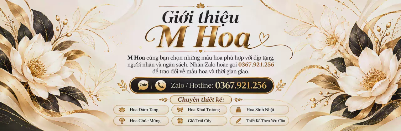 Ảnh bìa Shop hoa tươi Xã Sơn Giang Hà Tĩnh - Hoa gửi trao, tình ở lại
